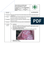 Sop Stomatitis Kandidiasis Pseudomembran Akut