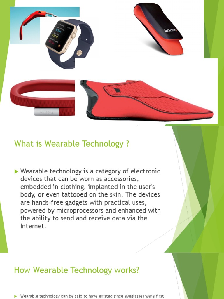 Wearable Technology PDF Wearable Technology Equipment