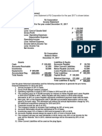 The Balance Sheet and Income Statement of RJ Corporation For The Year 2017 Is Shown Below