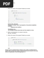 Exercise 03: XBCS1093 Java Programming