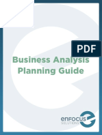 BA Planning Guide