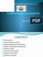 Load Frequency Control: Presented By:-Miss. Shruti Deshmukh