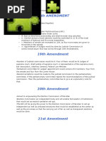 18Th Amendment: Here You Are With The Outlines You Requested