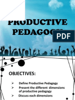 PRODUCTIVE pedaGOGY