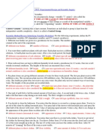 Identifying Controls & Variables Practice Worksheet Key