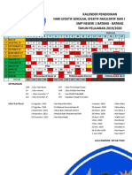 Kalender Pendidikan Hari Efektif Sekolah, Efektif Fakultatif Dan Libur Sekolah SMP Negeri 1 Batang - Batang TAHUN PELAJARAN 2019/2020