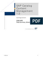 SAP Catalog Content Management 1.0: Configuration