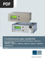 Manual Gas Analizer Siemens