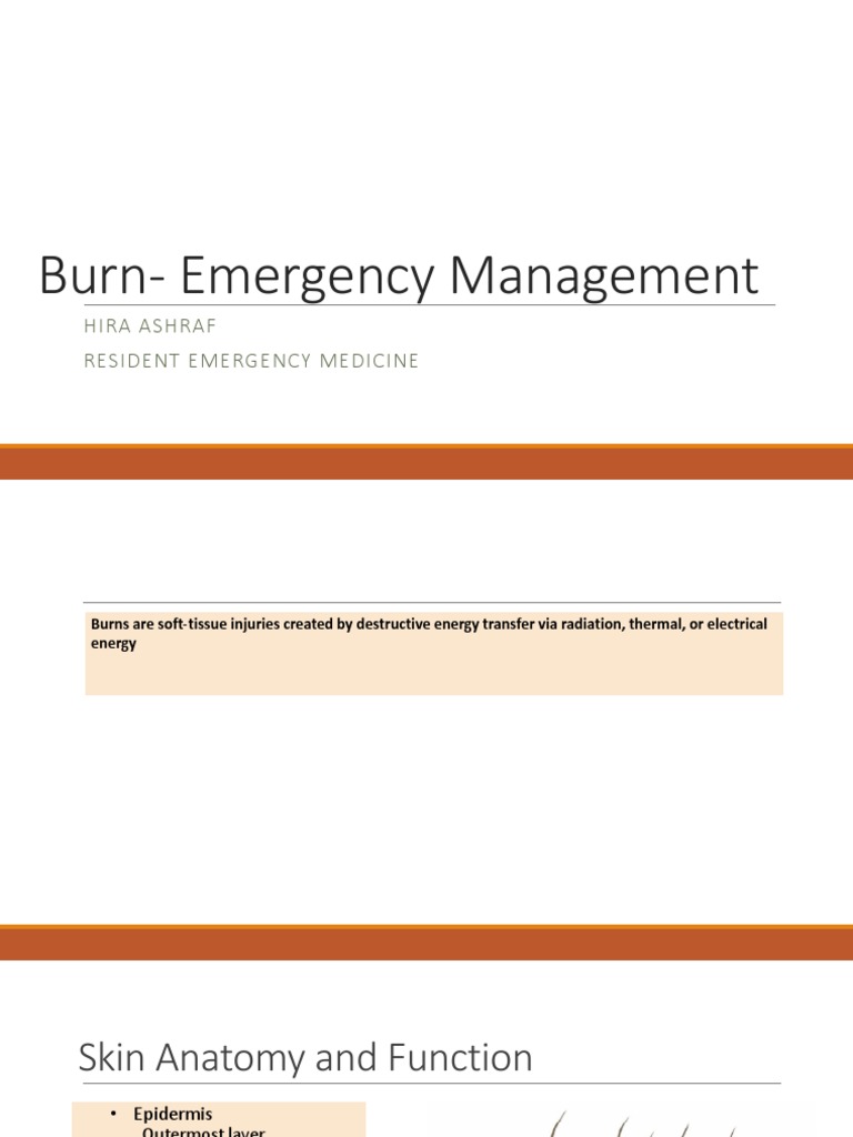 Burn Emergency Management PDF Burn Medical Specialties