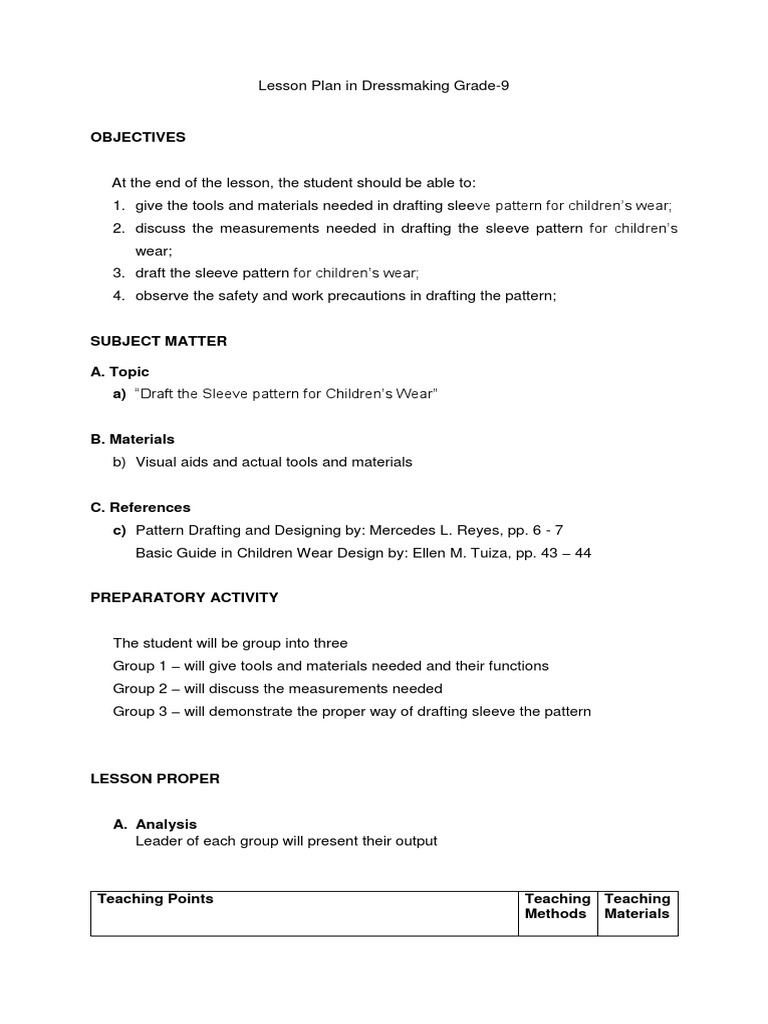 Grade 3 Cot Lesson Plan 1st Quarter English