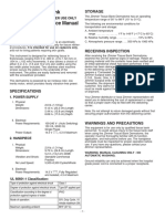 Zimmer Tissue Bank Dermatome Instruction and Service Manual REF: 00-8831-001-00