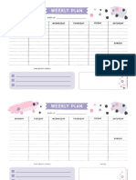 Weekly Planner Clementine Creative 2 Up PDF