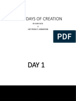 The 7 Days of Creation: by Josh Sese A Art Project: Animation