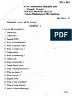 VI Semester B.Sc. Examination, May/June 2010 (Semester Scheme) Fasmon and FAD 602 (A) : Fashion Marketing And'merchandising
