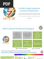 5G RAN: Design Guidelines and Key Considerations: Presenter: Ömer Bulakci (Huawei Tech. GRC), WP5 Leader