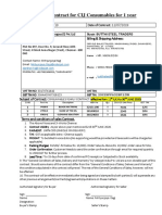 Rate Contract For CIJ Consumables For 1 Year