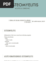 Osteomyelitis: Acute & Chronic