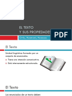 Propiedades Del Texto - Monografía