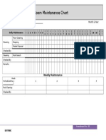 FO-Room Maintenace Chart Phlebotomy