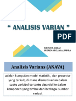 Analisis Varian