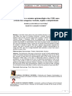 Reflexões Sobre o Estatuto Epistemológico Das CSH