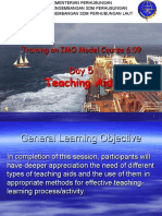 Teaching Aids: Training On IMO Model Course 6.09