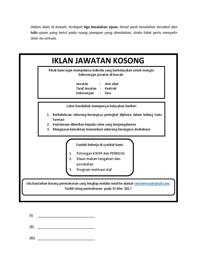 Item Kesalahan Ejaan Pdf