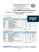 BSIT Curriculum 2016-2017