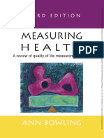 Measuring Health A Review of Quality of Life Measurement Scales