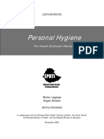 Personal Hygiene For Health Extension Workers