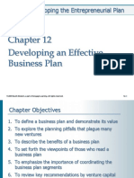 CHP 12 Developing An Effective Business Plan