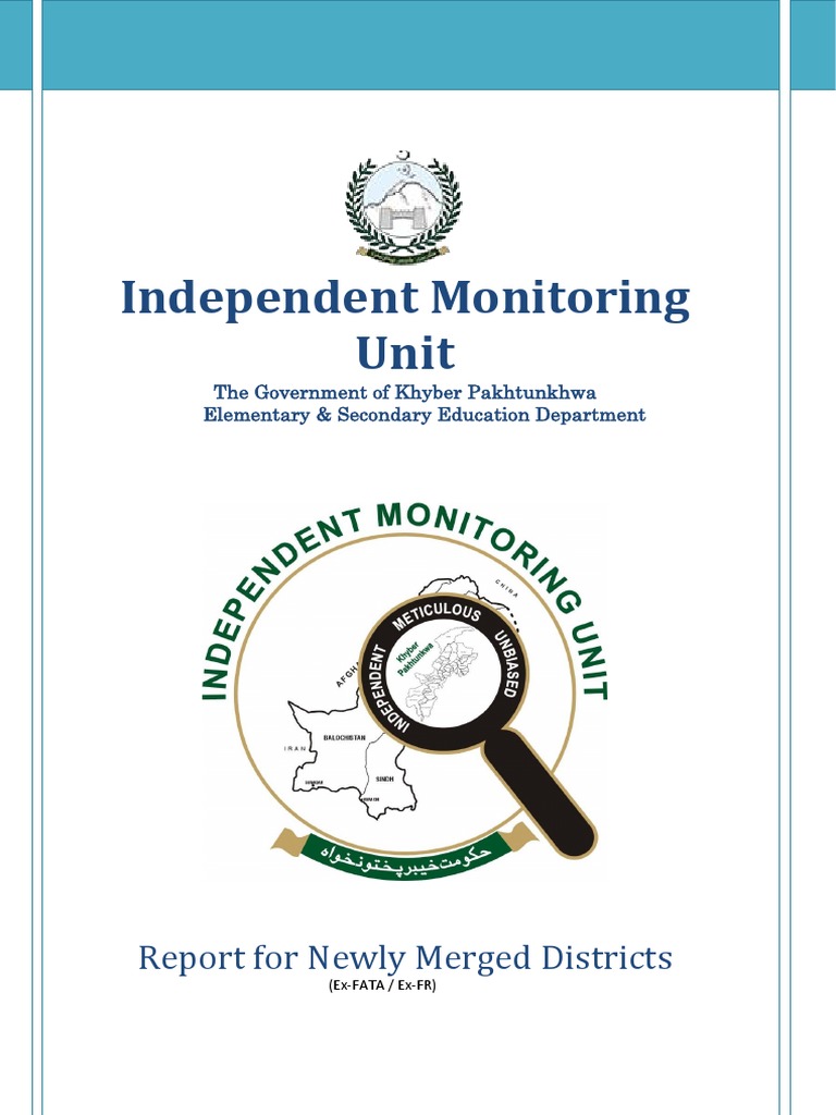Monitoring Report for Merged Districts | PDF | Federally Administered ...