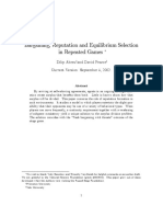 Bargaining, Reputation and Equilibrium Selection in Repeated Games