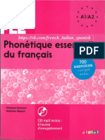 Phonétique Essentielle Du Français A1-A2 PDF