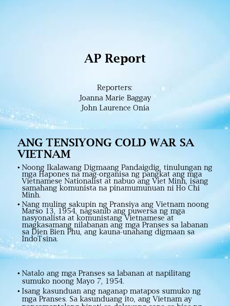 AP Report | PDF