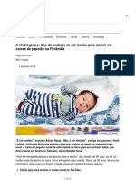 A Ideologia Por Trás Da Tradição de Pôr Bebês Para Dormir Em Caixas de Papelão Na Finlândia - BBC News Brasil