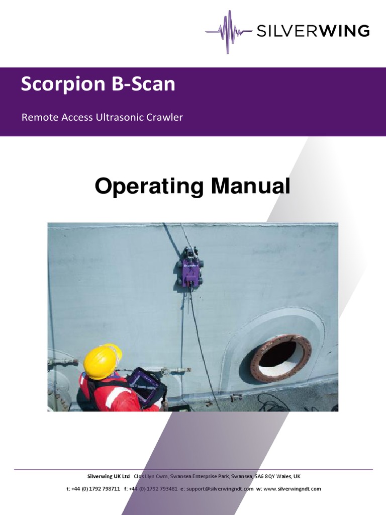 Scorpion B-Scan Operating Manual Rev 7.3 PDF | PDF | Battery Charger ...