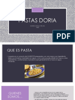 Pastas Doria: guía completa de tipos, beneficios y recetas