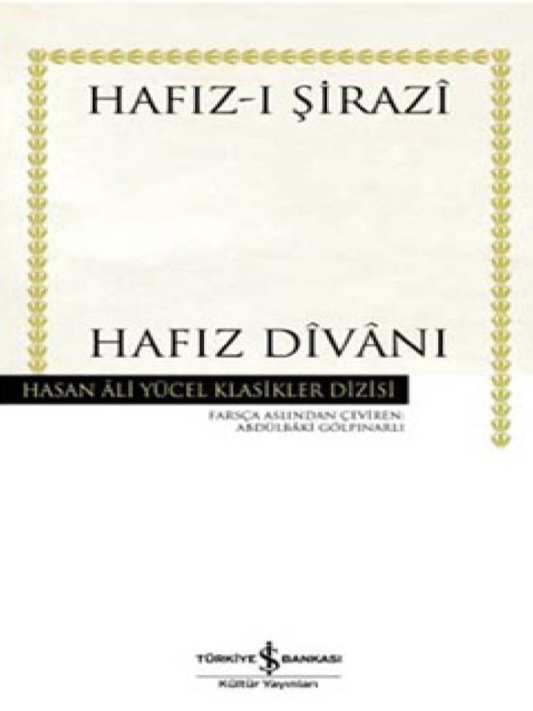 Hafiz I Sirazi Hafiz Divani Pdf