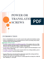 Power Screw Uses and Types