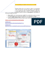 Downloading of Admit Cards and Save To PDF