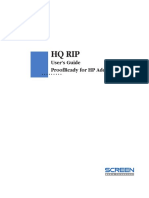 HQ Rip: User'S Guide Proofready For HP Addendum