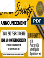 Enrollment Announcement