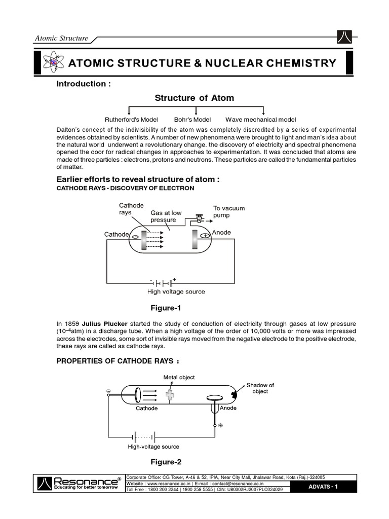 Atomic Structure Cheat Sheet | PDF | Photoelectric Effect ...