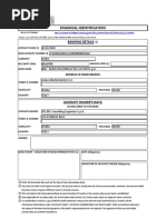 Financial Identification: Banking Details