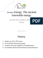 Wind Energy: The Ancient Renewable Energy: Avanish Pati Tripathi: Liderorg Group