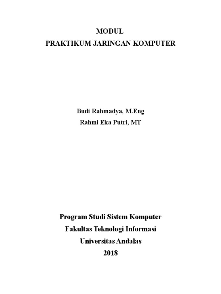 Modul 4 Jaringan Komputer Pdf
