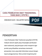 CARA PEMBUATAN OBAT TRADISIONAL YANG BAIK ( CPOTB.pdf