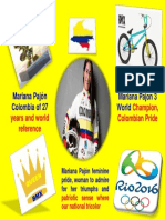 Mariana Pajon 3 World Mariana Pajón Colombia of 27: Champion, Colombian Pride Years and World Reference