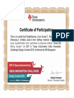 Certificate of Participation: Director - University Program